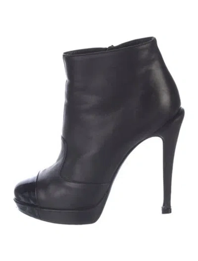 Pre-owned Chanel Vintage 2011 Boots In Black