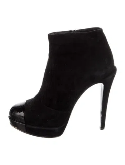 Pre-owned Chanel Vintage 2011 Boots In Black