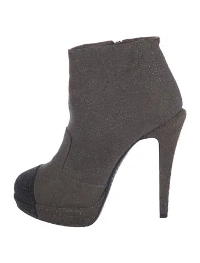 Pre-owned Chanel Vintage 2011 Boots In Brown