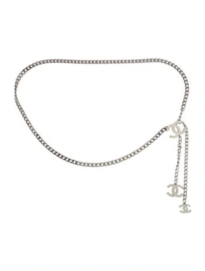 Pre-owned Chanel Vintage 2011 Chain-link Belt In Silver