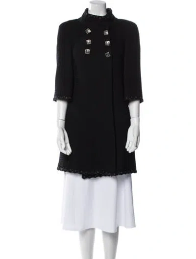 Pre-owned Chanel Vintage 2011 Coat In Black