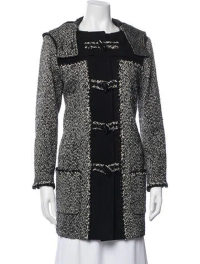 Pre-owned Chanel Vintage 2011 Coat In Black