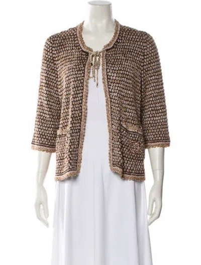 Pre-owned Chanel Vintage 2011 Sweater In Brown