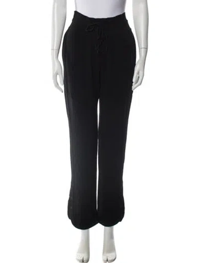 Pre-owned Chanel Vintage 2011 Sweatpants In Black