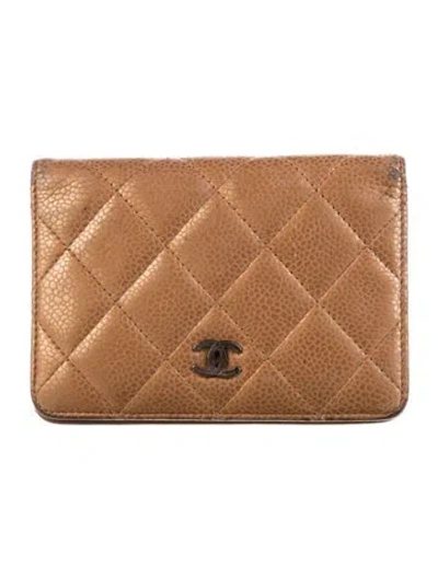 Pre-owned Chanel Vintage 2011-2012 Wallet In Brown