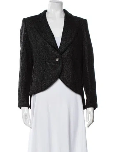 Pre-owned Chanel Vintage 2012 Blazer In Black