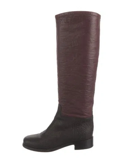 Pre-owned Chanel Vintage 2012 Boots In Multi