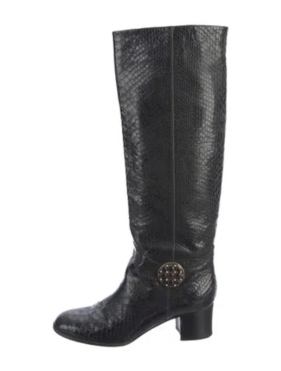 Pre-owned Chanel Vintage 2013 Boots In Black