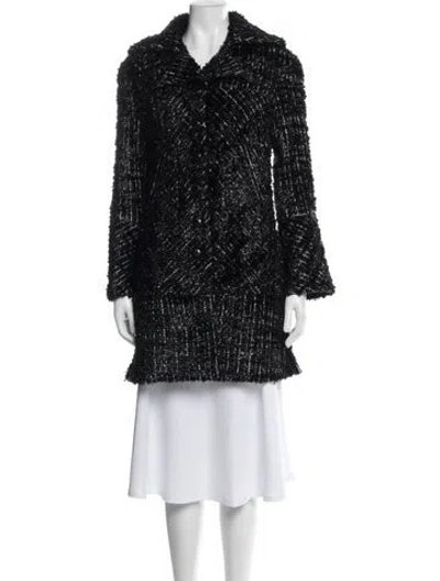 Pre-owned Chanel Vintage 2013 Coat In Black