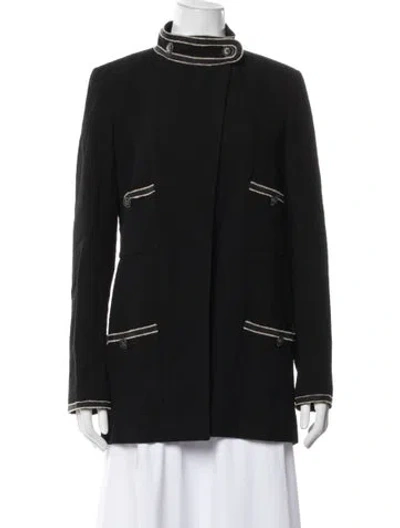 Pre-owned Chanel Vintage 2014 Blazer In Black
