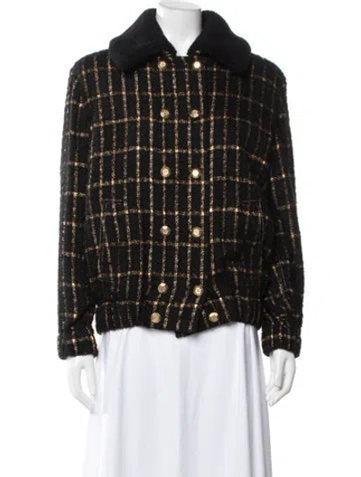 Pre-owned Chanel Vintage 2019 Coat In Black