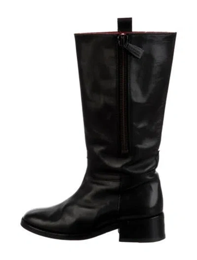 Pre-owned Chanel Vintage 2019 Riding Boots In Black