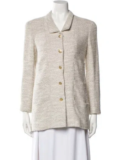 Pre-owned Chanel Vintage 2022 Blazer In Neutral