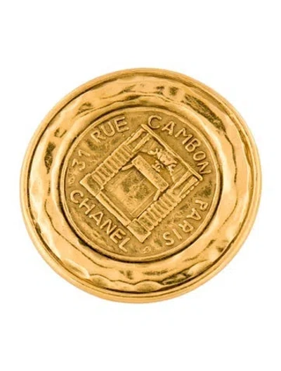 Pre-owned Chanel Vintage 31 Rue Cambon Brooch In Multi
