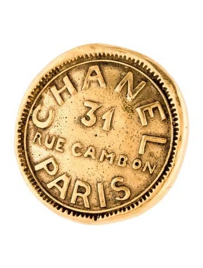 Pre-owned Chanel Vintage 31 Rue Cambon Brooch In Multi