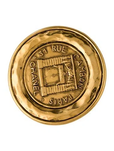 Pre-owned Chanel Vintage 31 Rue Cambon Brooch In Multi