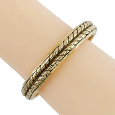 Pre-owned Chanel Vintage Bangle Bracelet -plated _plated Jewelry () In Gold
