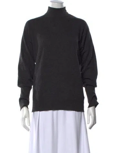 Pre-owned Chanel Vintage Cashmere Sweater In Grey
