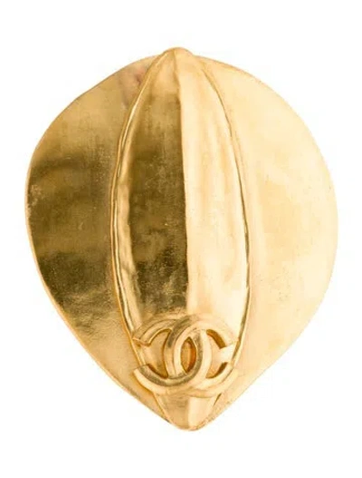 Pre-owned Chanel Vintage Cc Brooch In Multi