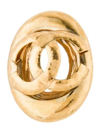 Pre-owned Chanel Vintage Cc Brooch In Multi
