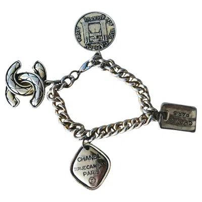 Pre-owned Chanel Vintage Cc Charm Bracelet, Circa 1990, 21cm, France In Multi