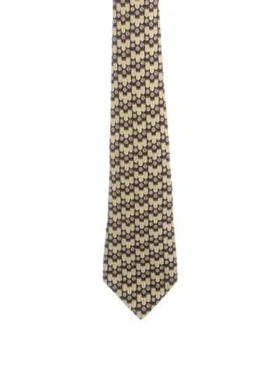 Pre-owned Chanel Vintage Cc Tie In Neutral