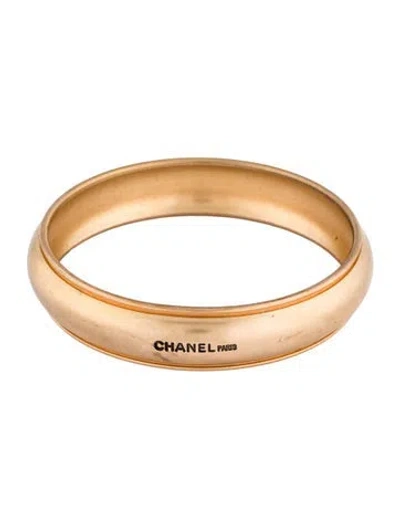 Pre-owned Chanel Vintage ' Paris' Bangle, 8" In Multi