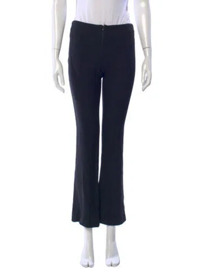 Pre-owned Chanel Vintage Flared Pants In Black