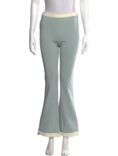 Pre-owned Chanel Vintage Flared Pants In Blue