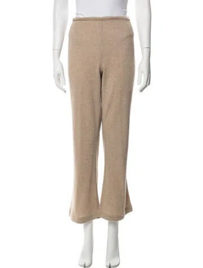 Pre-owned Chanel Vintage Flared Pants In Neutrals