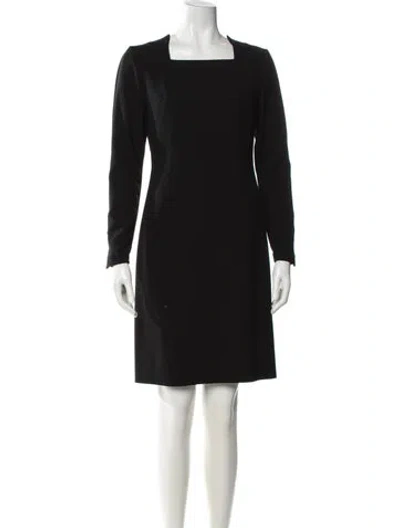 Pre-owned Chanel Vintage Knee-length Dress In Black