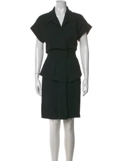 Pre-owned Chanel Vintage Knee-length Dress In Black