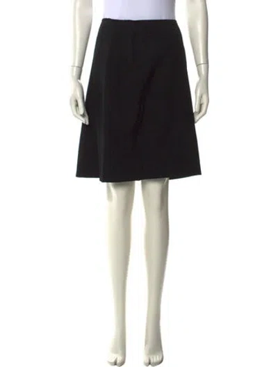 Pre-owned Chanel Vintage Knee-length Skirt In Black