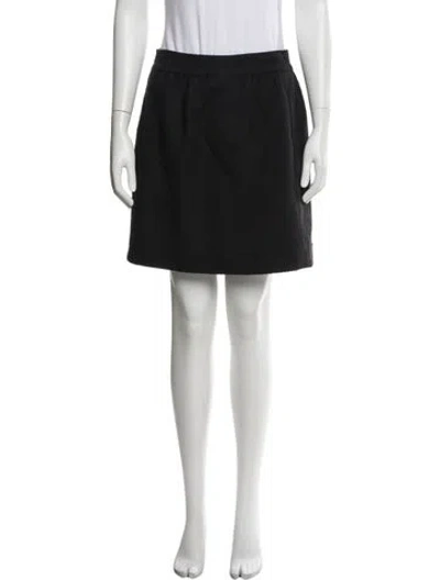 Pre-owned Chanel Vintage Knee-length Skirt In Black