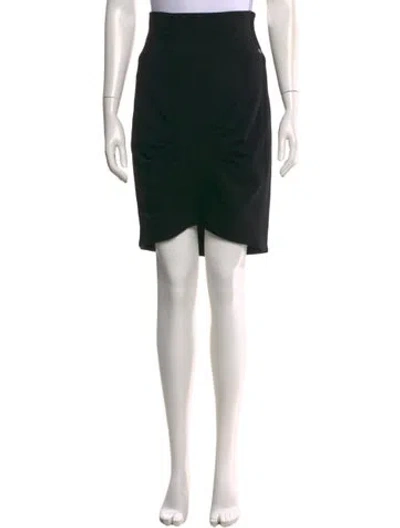 Pre-owned Chanel Vintage Knee-length Skirt In Black