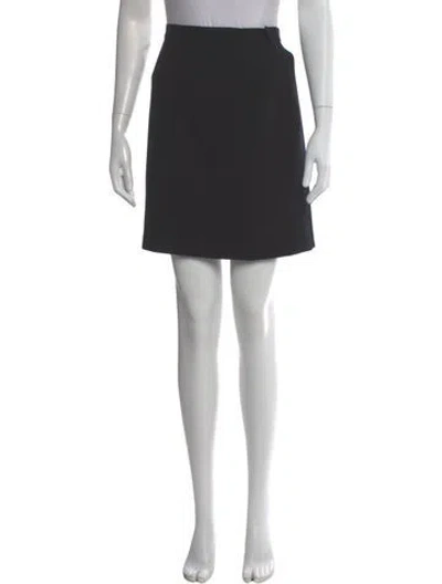 Pre-owned Chanel Vintage Knee-length Skirt In Black