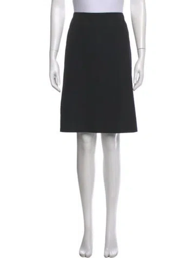 Pre-owned Chanel Vintage Knee-length Skirt In Black