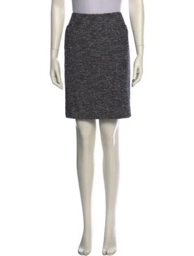 Pre-owned Chanel Vintage Knee-length Skirt In Blue