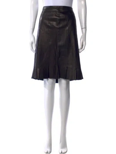 Pre-owned Chanel Vintage Knee-length Skirt In Brown