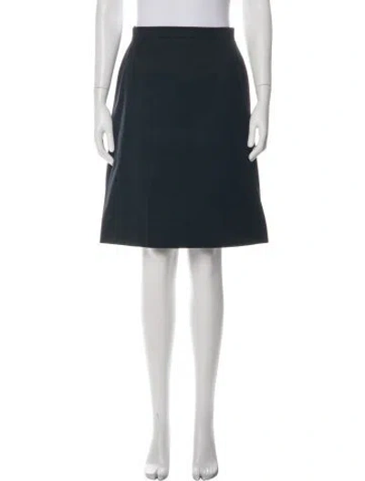 Pre-owned Chanel Vintage Knee-length Skirt In Green
