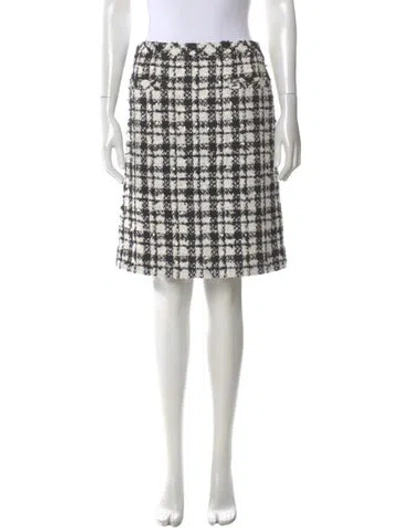 Pre-owned Chanel Vintage Knee-length Skirt In Neutral