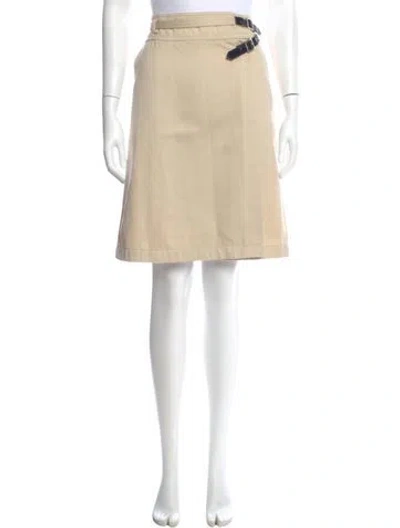Pre-owned Chanel Vintage Knee-length Skirt In Neutral