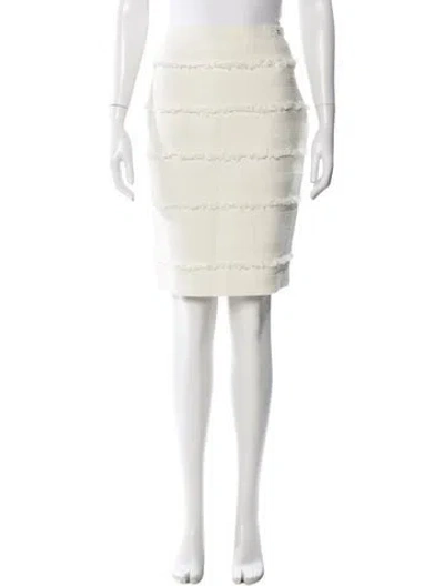 Pre-owned Chanel Vintage Knee-length Skirt In Neutral