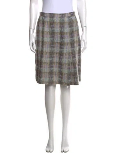 Pre-owned Chanel Vintage Knee-length Skirt In Neutral