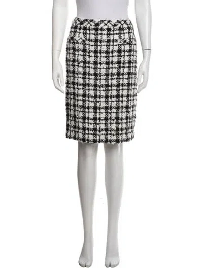 Pre-owned Chanel Vintage Knee-length Skirt In Neutrals