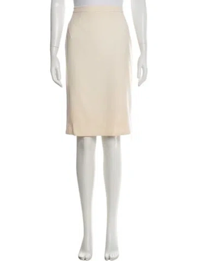 Pre-owned Chanel Vintage Knee-length Skirt In Neutrals
