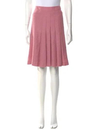Pre-owned Chanel Vintage Knee-length Skirt In Pink
