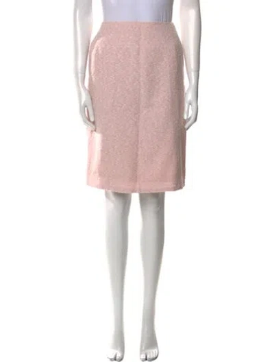 Pre-owned Chanel Vintage Knee-length Skirt In Pink
