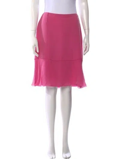 Pre-owned Chanel Vintage Knee-length Skirt In Pink