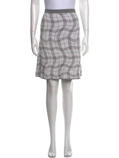 Pre-owned Chanel Vintage Knee-length Skirt In White